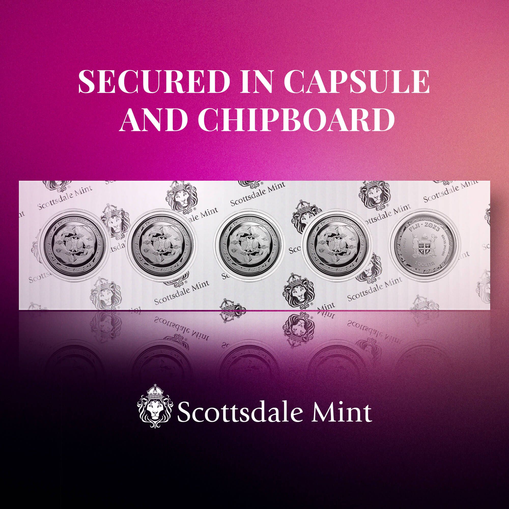 2023 Fiji Koi Fish 1 oz Silver Proof Like Coin