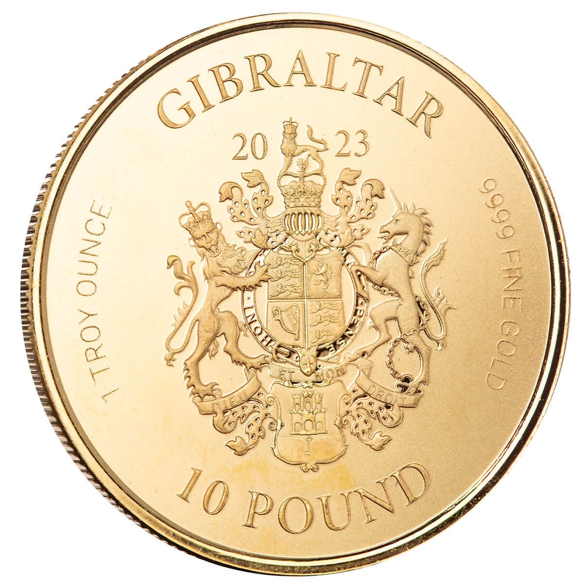 2023 Gibraltar Lady Justice 1 oz Gold Coin