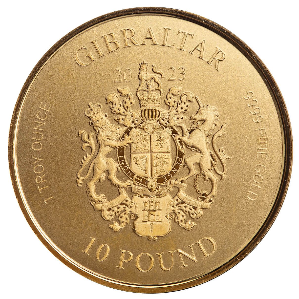 2023 Gibraltar Lady Justice 1 oz Gold Coin