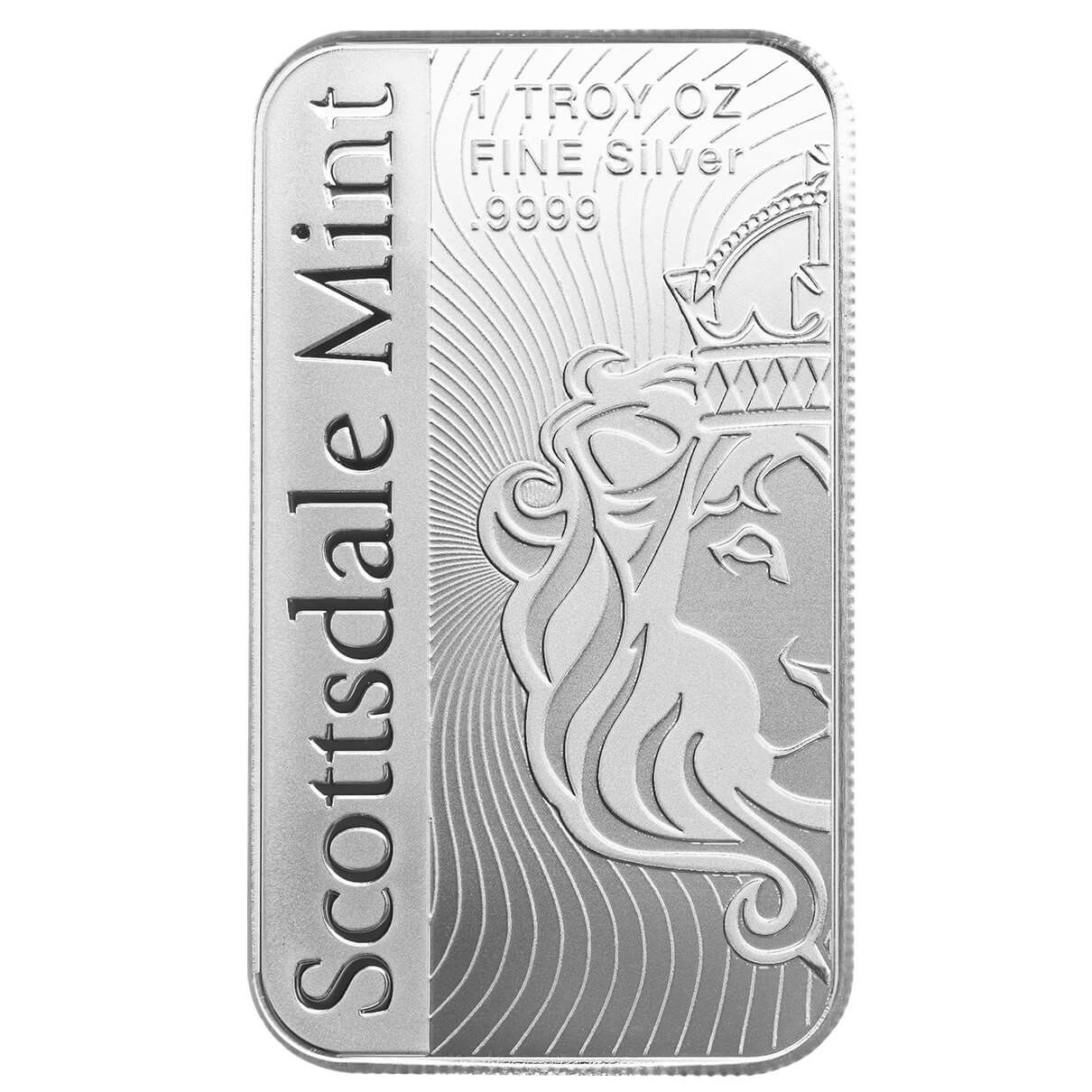 Scottsdale The Vortex 1 Troy oz 9999 Silver Bar