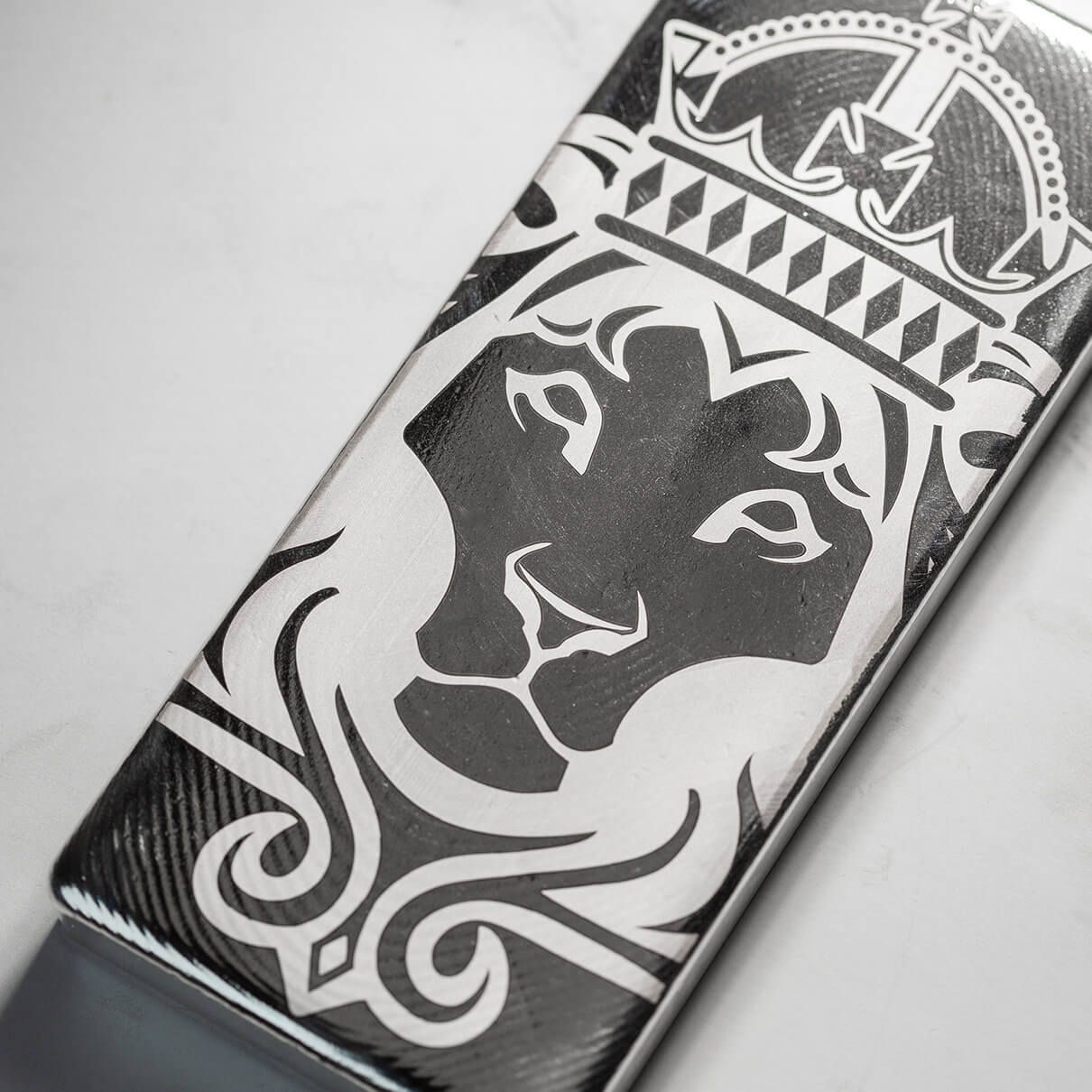 Scottsdale White Maned Lion 100 oz Silver Cast Bar | Scottsdale Mint