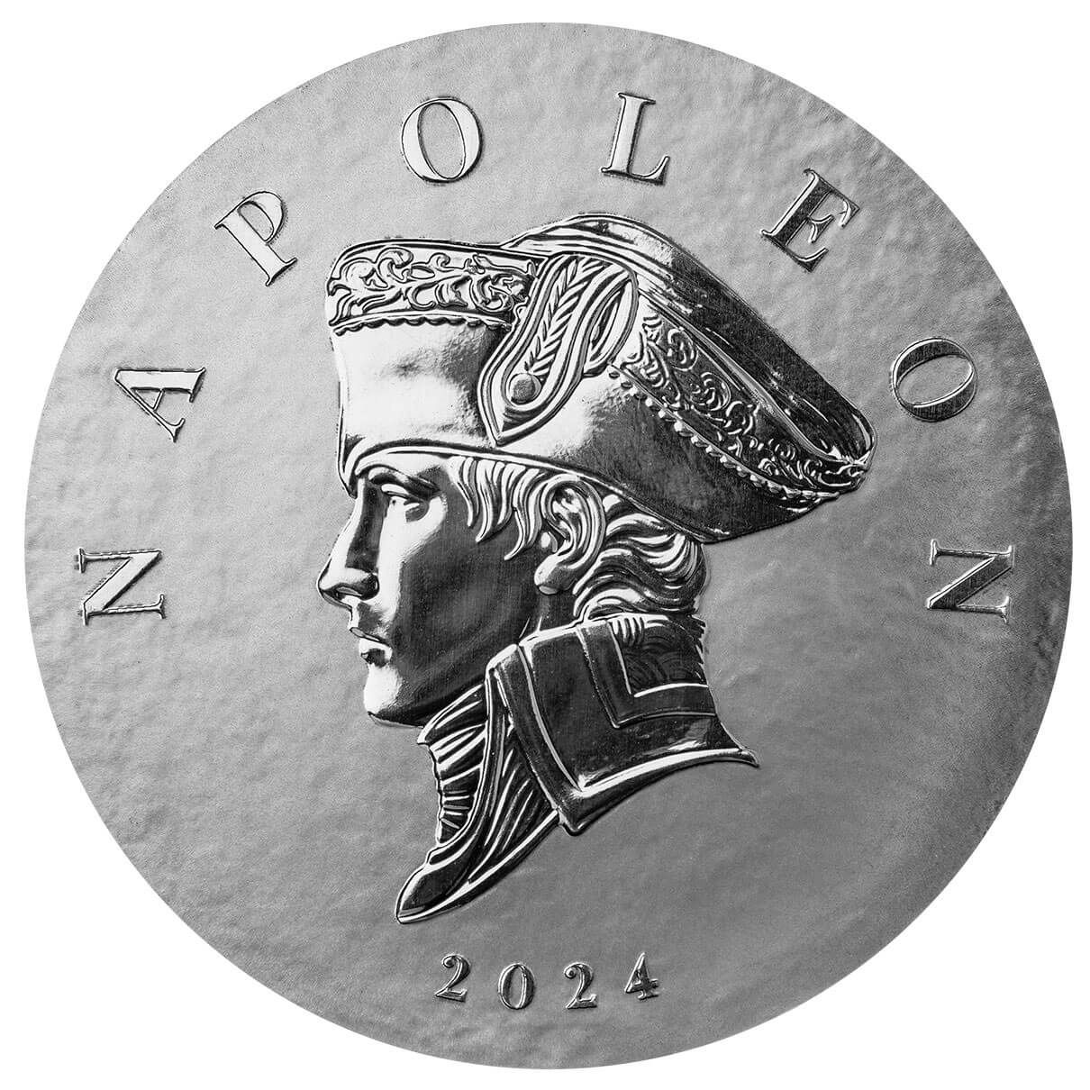 2024 Liberia Commander Series Napoleon Bonaparte Bust 5 oz Silver Coin