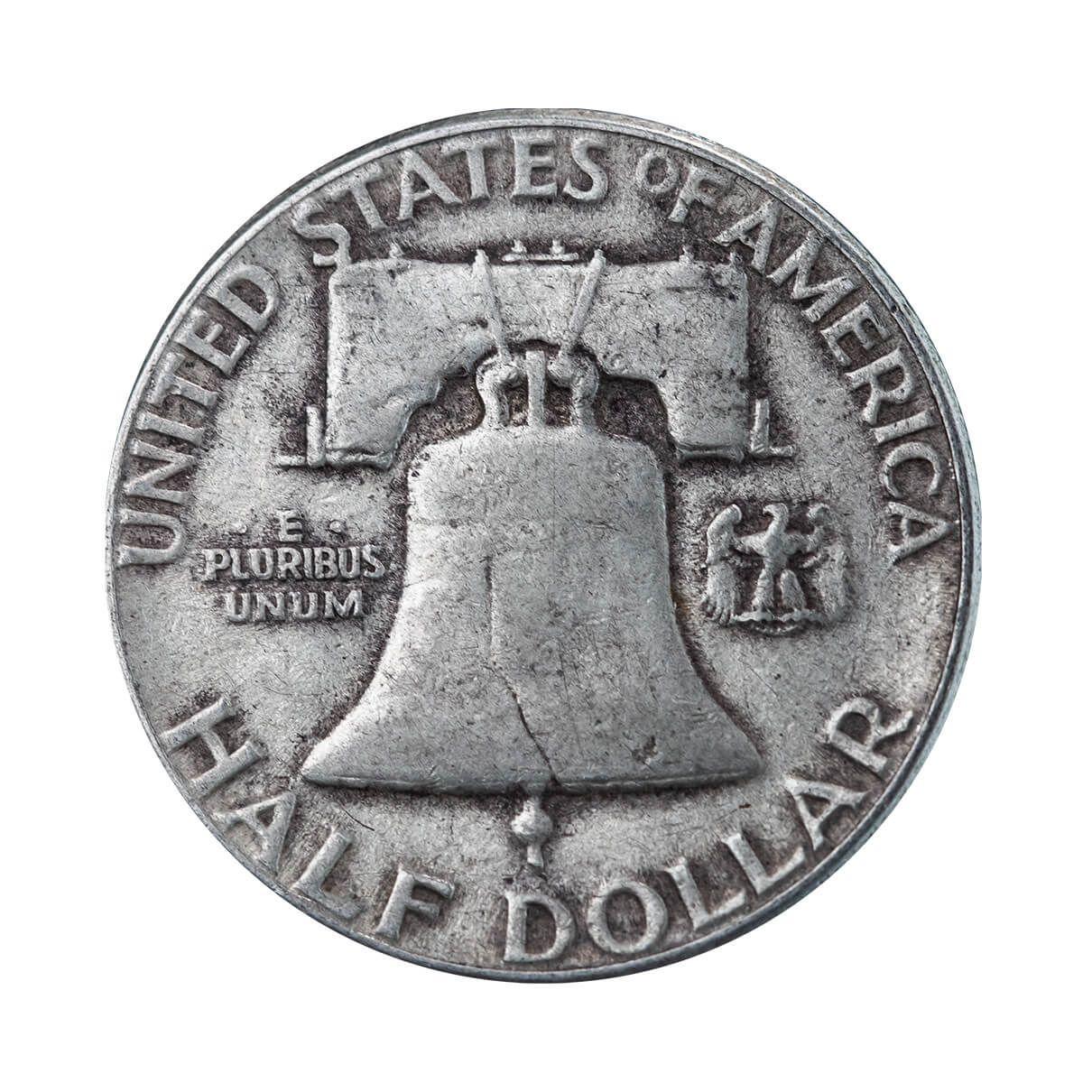 US Mint 90% Constitutional Silver Franklin Half Dollars