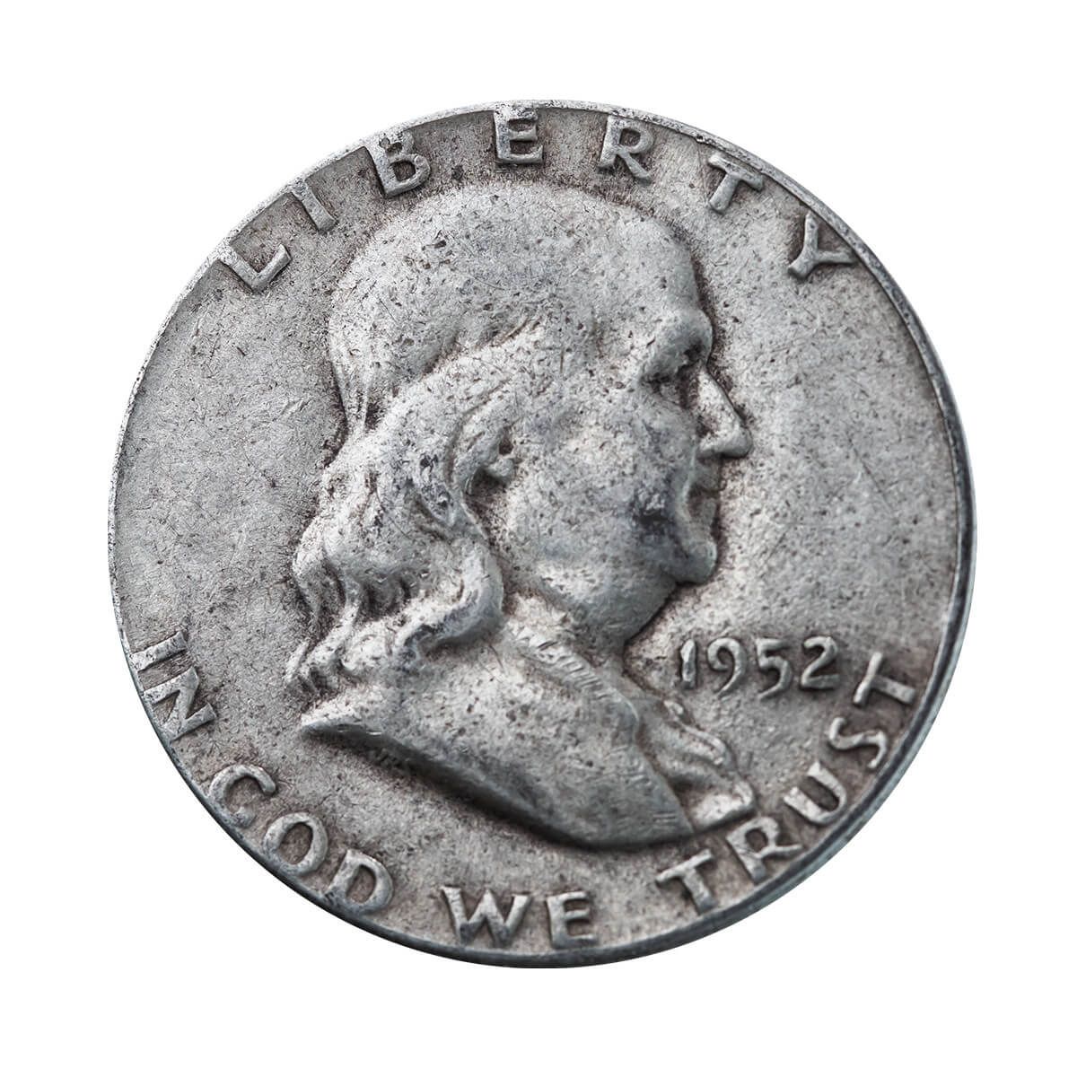 US Mint 90% Constitutional Silver Franklin Half Dollars