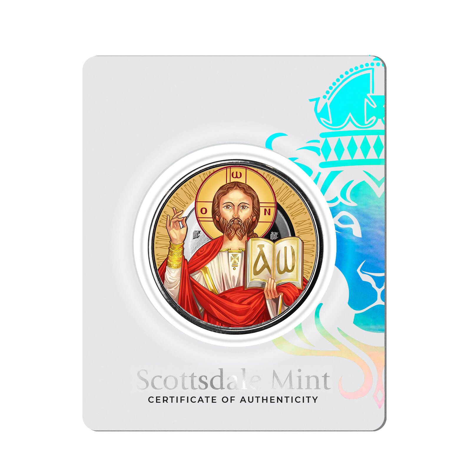 2023 Samoa Jesus Collection The Teacher 1 oz Silver Color Coin