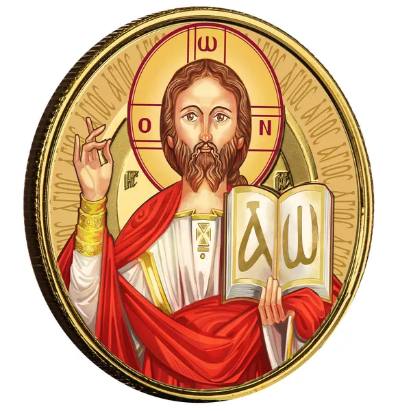 2023 Scottsdale Mint Samoa Jesus Collection The Teacher 1 Troy Ounce 9999 Fine Gold With Color Coin 03