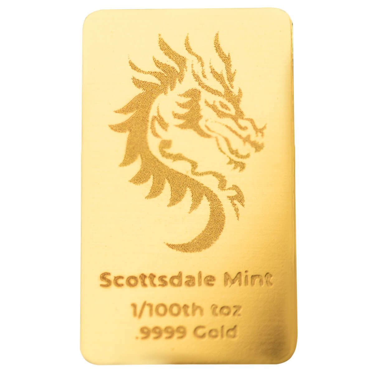 Scottsdale 2024 Lunar Year of the Dragon 1/100th oz Gold Bar