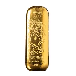 2022 Year Of The Tiger 100 G Gold Bar (copy)