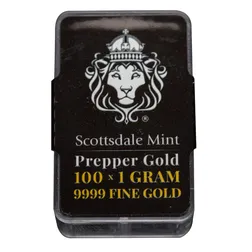Scottsdale Mint 1 Gram Gold Prepper Bar Case 01