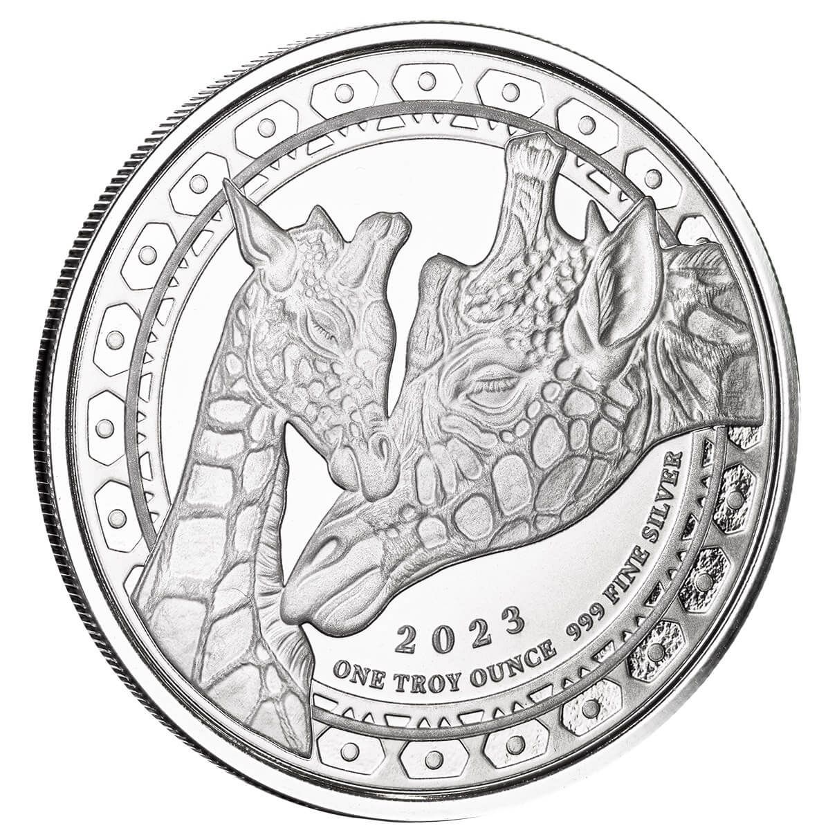 Shop 2022 Equatorial Guinea Giraffe 1 oz Silver Coin