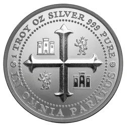 2024 Scottsdale Mint Omnia Paratus 1 Troy oz 999 Fine Silver Round