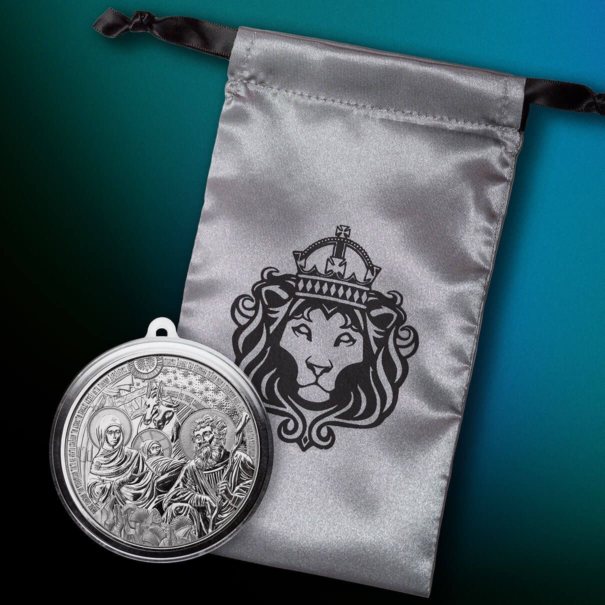 Scottsdale Bethlehem Manger Nativity 1 Troy oz 9999 Silver Bullion Round -  Alpha Strike