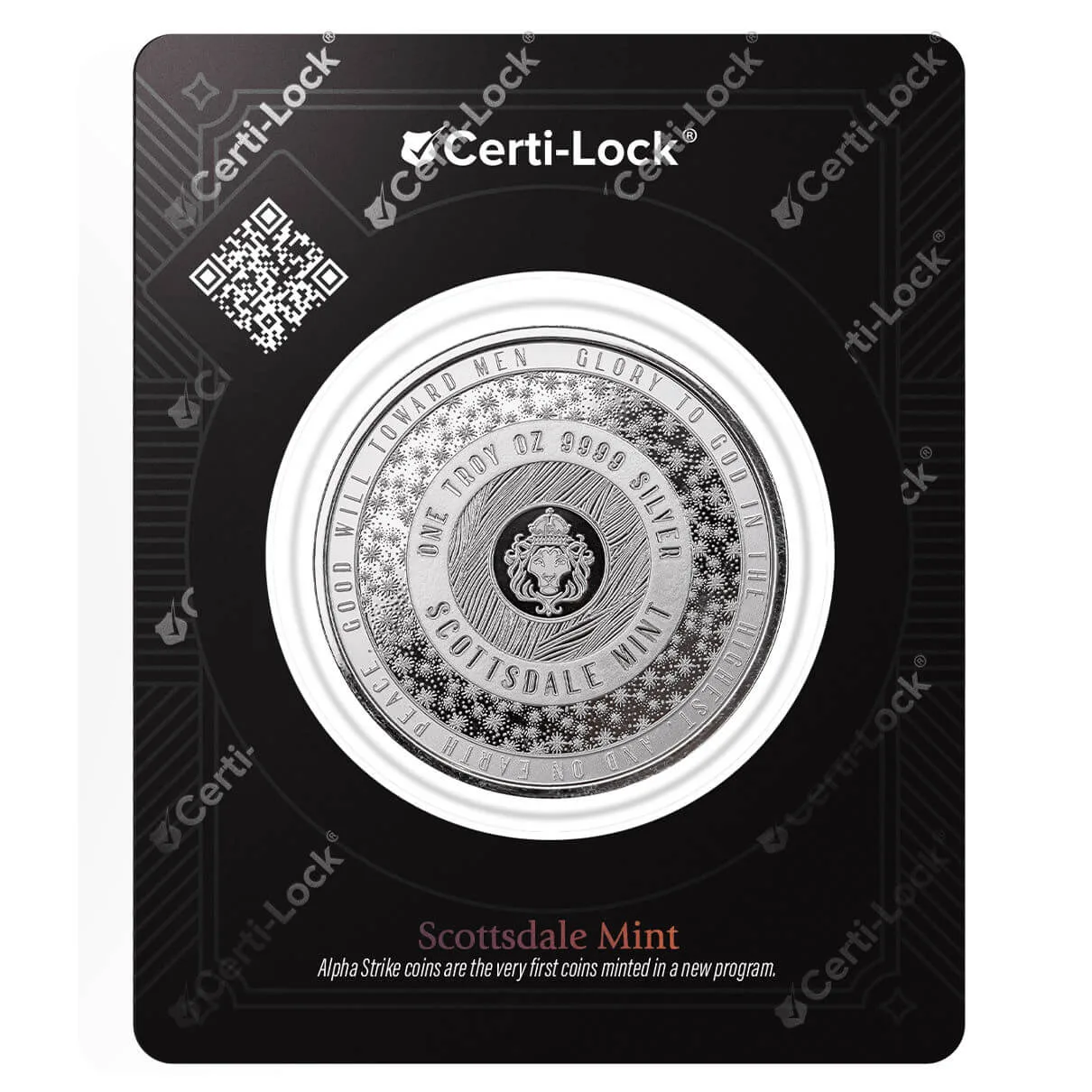 Scottsdale Snowflake 1 Troy oz 9999 Silver Bullion Round - Alpha Strike