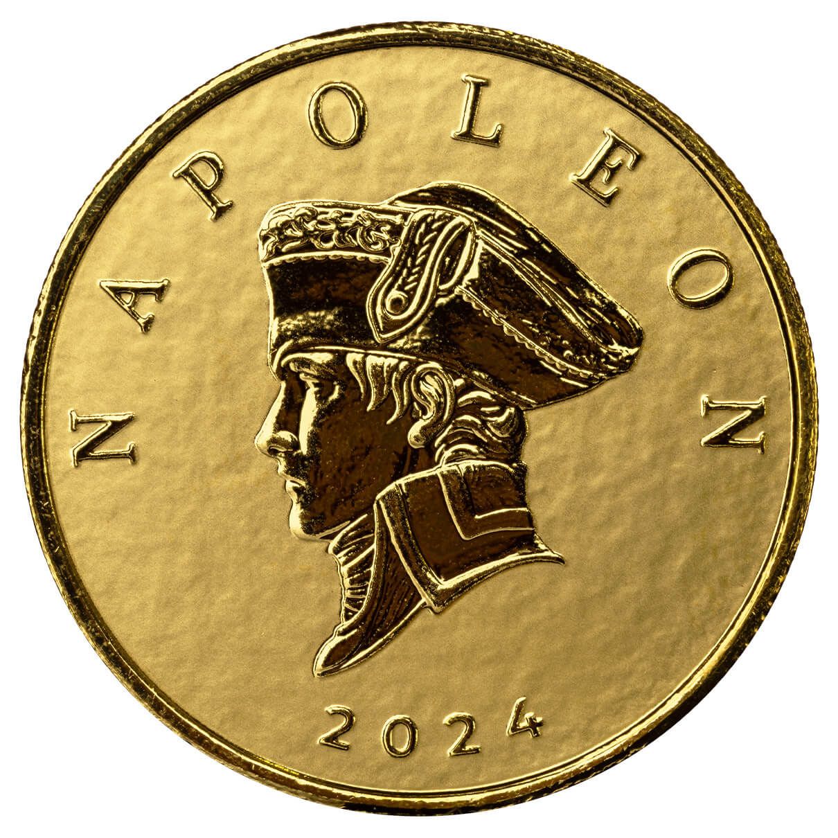 2024 Liberia Commander Series Napoleon Bonaparte Bust 1 oz Gold Coin