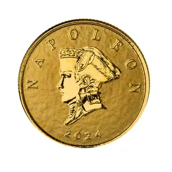 2024 Liberia Commander Series Napoleon Bonaparte Tenth Troy Oz 9999 Fine Gold Coin Scottsdale Mint 4