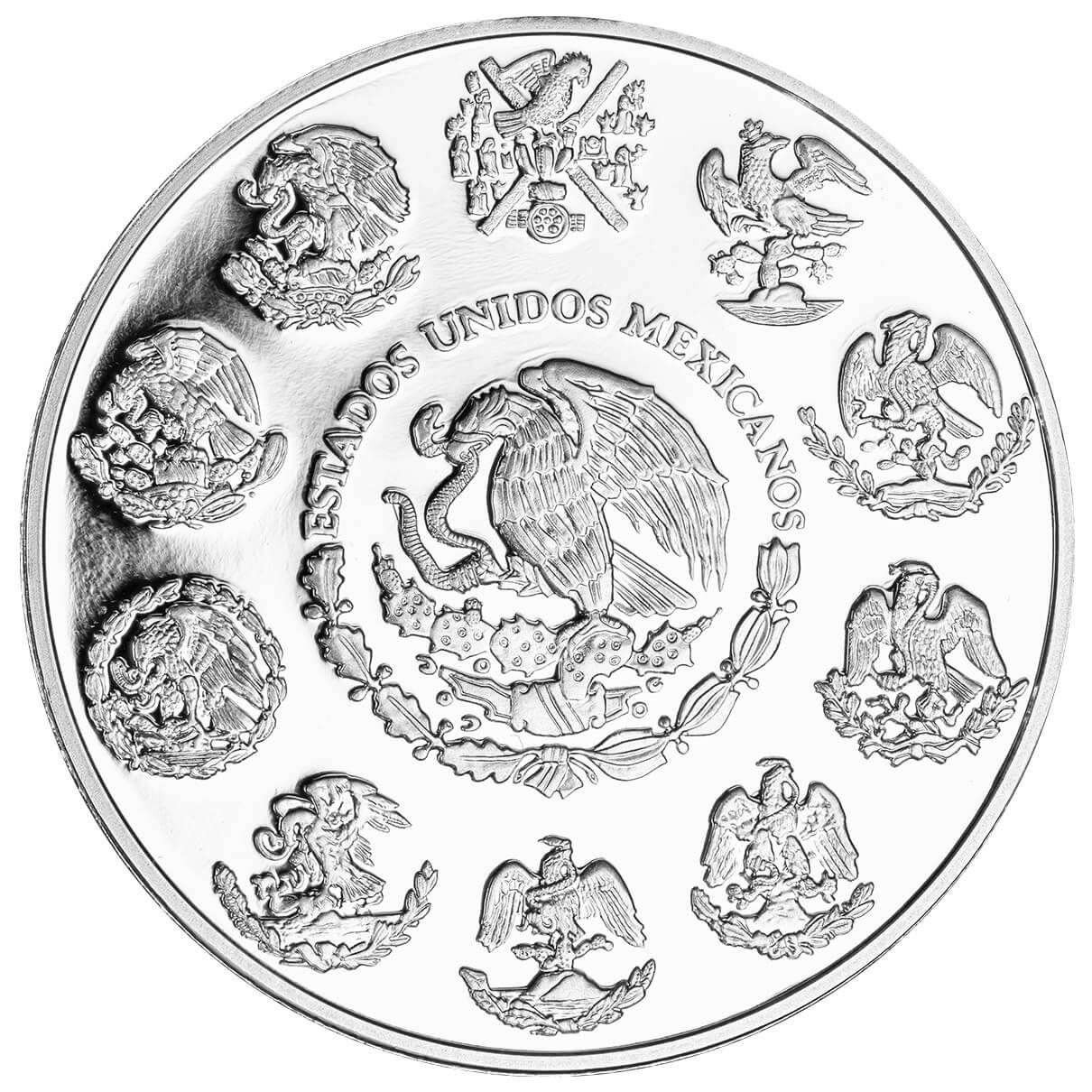 2023 Bank of Mexico Libertad 1 Troy Ounce 999 Fine Silver Proof Coin