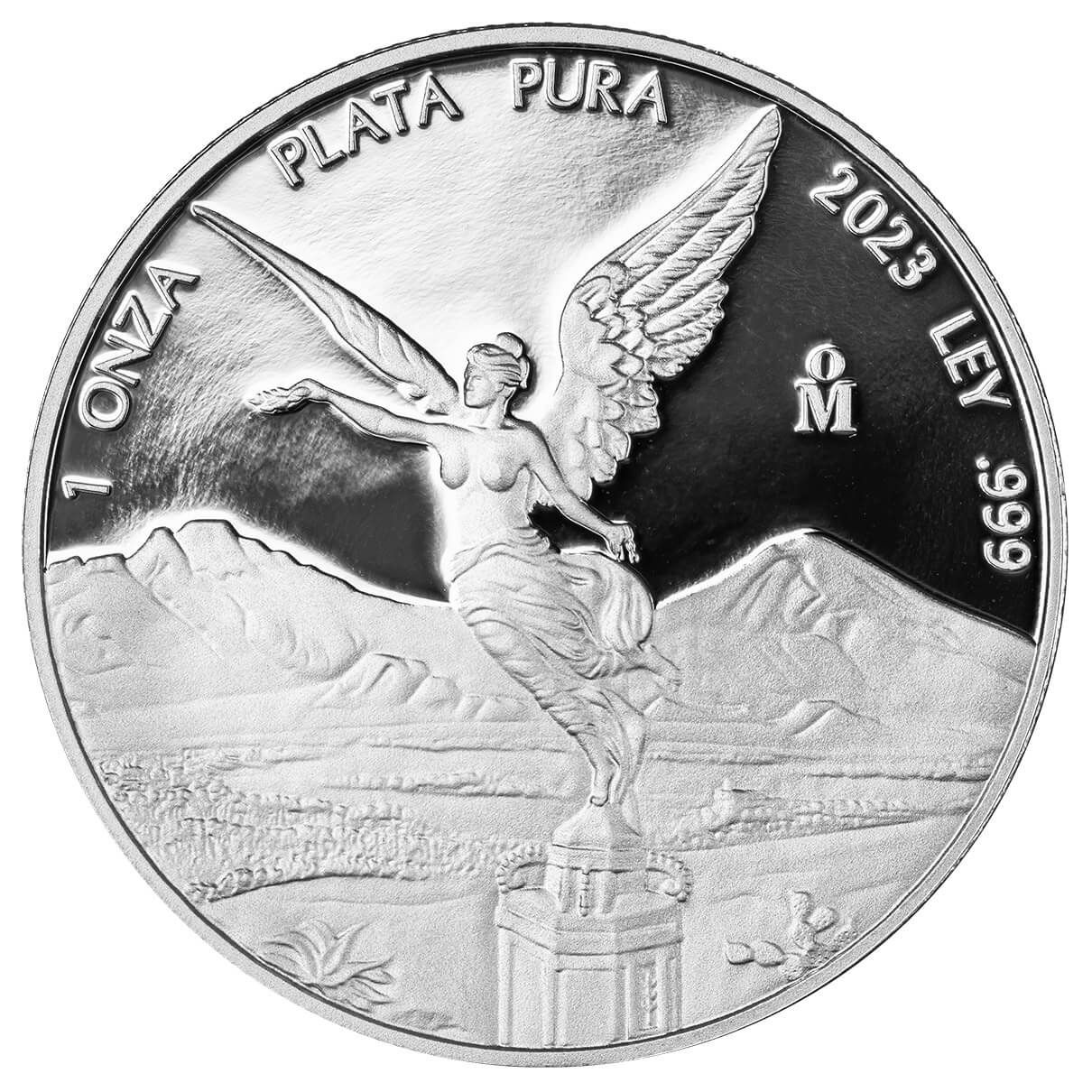2023 Bank of Mexico Libertad 1 Troy Ounce 999 Fine Silver Proof Coin