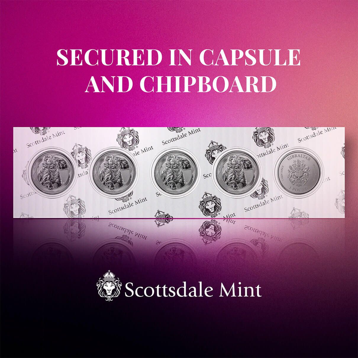 2023 Gibraltar War Elephant 1 oz Silver Proof-like Coin