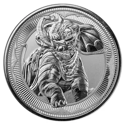2023 Gibraltar War Elephant 1 Troy Oz 999 Fine Silver Coin Scottsdale Mint 05
