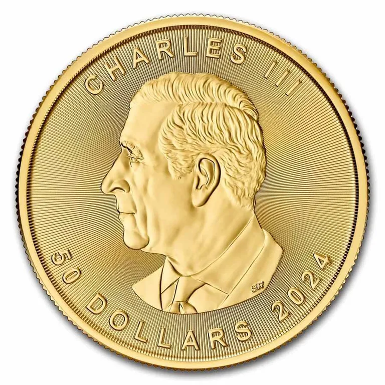 Sabada Gold 2024 Canada Gold Maple Leaf 1 oz Gold Coin
