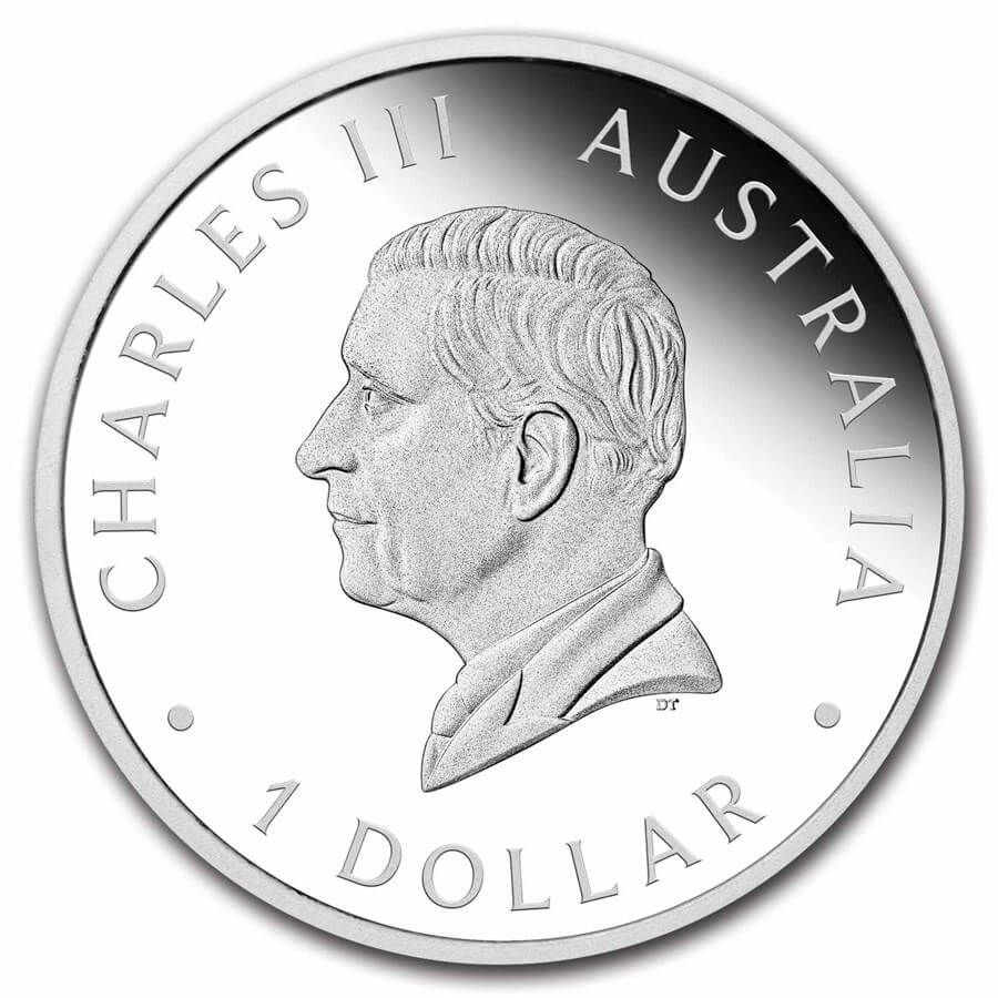 2024 Australia Silver Kangaroo 1 oz Silver Coin