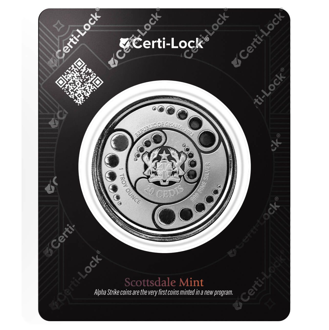 2023 Ghana Alien Invasion 1 oz Silver Coin Proof Like Alpha