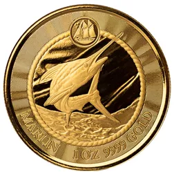2023 Scottsdale Mint Cayman Islands Blue Marlin One Troy Ounce 9999 Fine Gold Coin 05