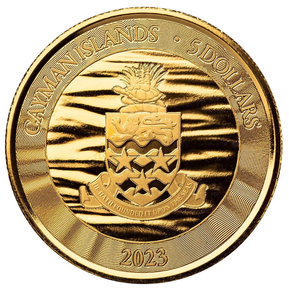 2023 Cayman Islands Stingray 1 oz Gold Proof Like Coin