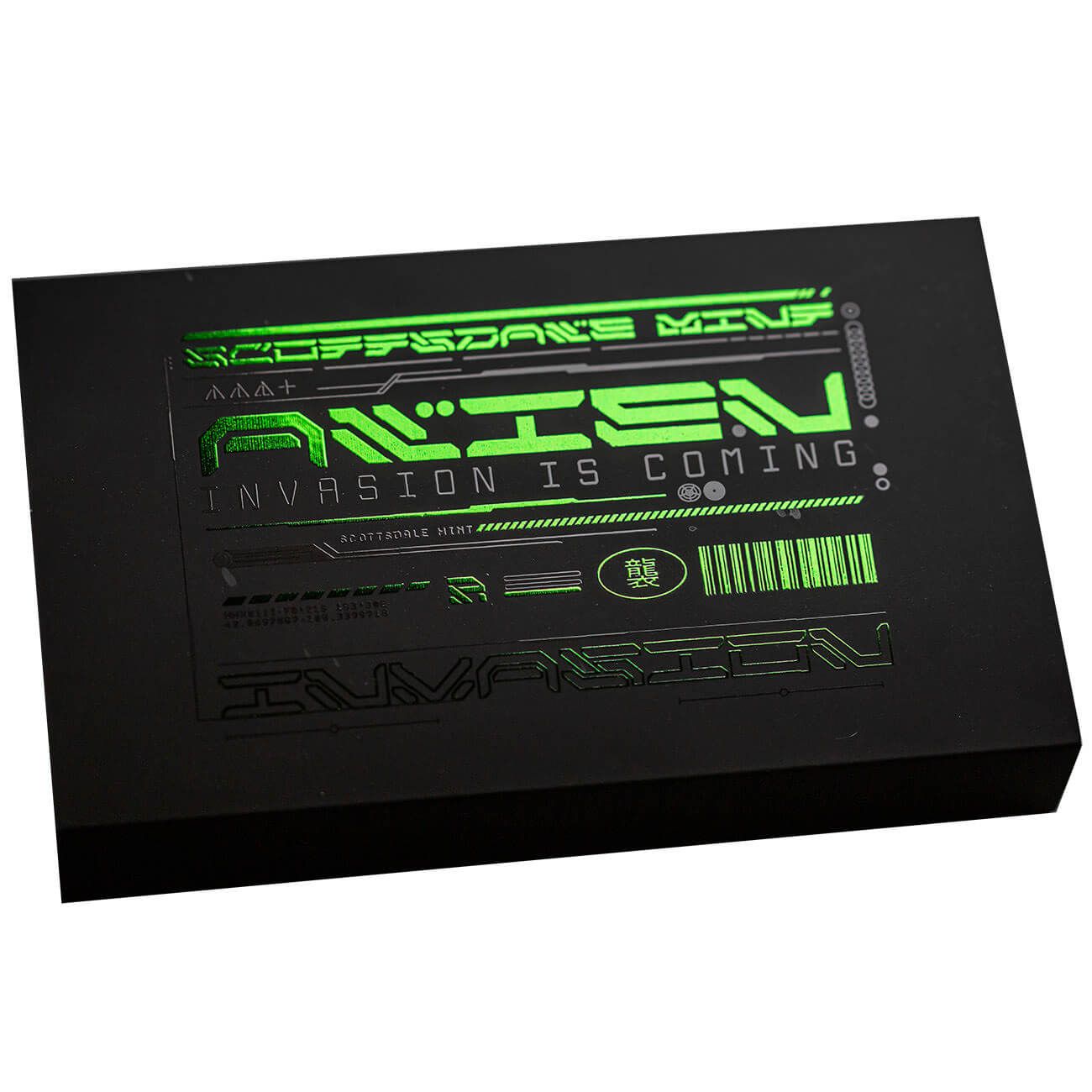 2023 Ghana Alien Invasion 1/2 oz Silver 4 Coin Set