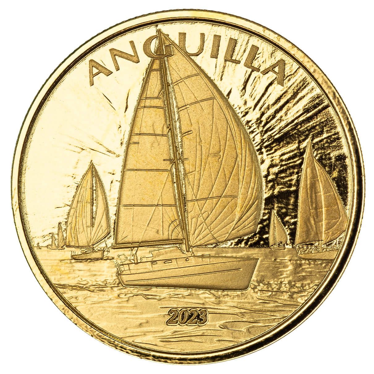 2023 EC8 Anguilla Regatta 1 oz Gold Coin