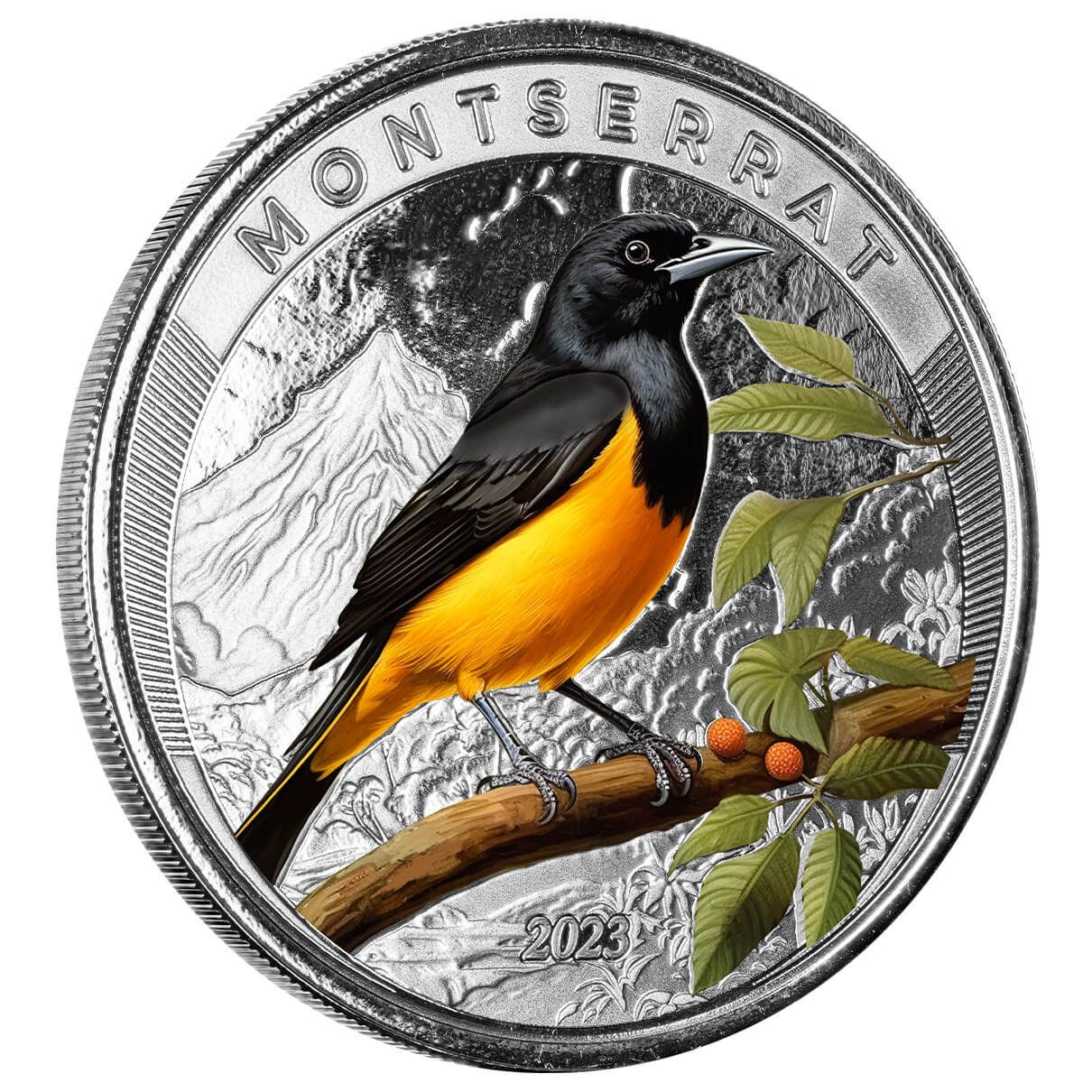2023 EC8 Montserrat Oriole 1 oz Silver Color Coin