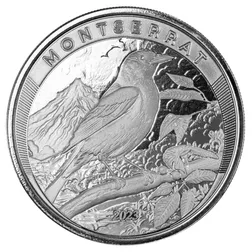 2023 Ec8 Montserrat Oriole Bird 1 Troy Ounce 999 Fine Silver Proof Like Coin 16