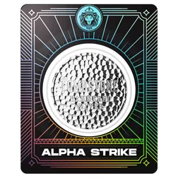 2024 Scottsdale Mint Tombstone Hammered 1 Troy Ounce 999 Silver Round Alpha Strike 15