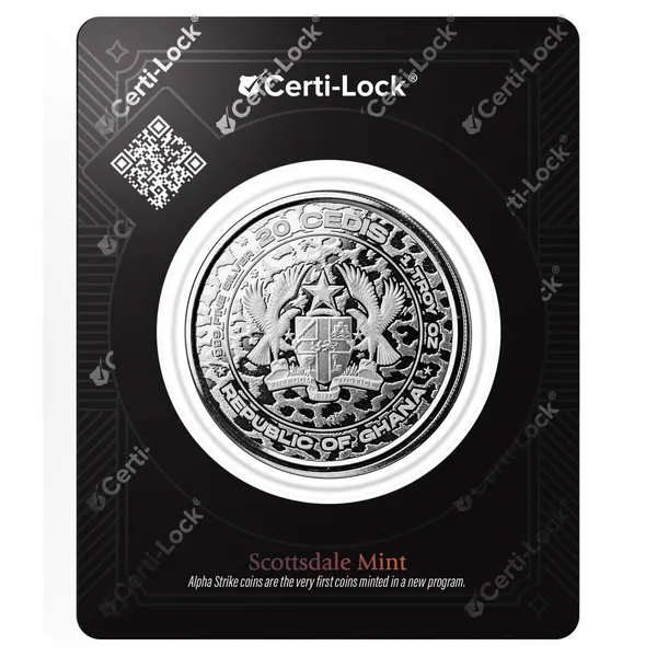 2023 Scottsdale Mint Ghana Leopard 1 Troy Ounce 999 Fine Silver Proof Like Coin 16