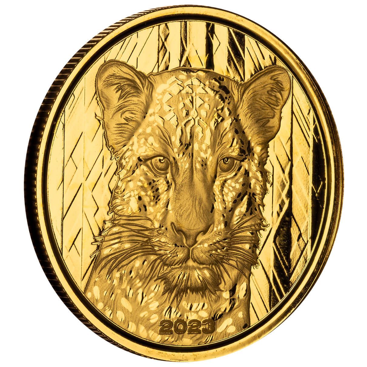 2023 Ghana African Leopard 1 oz Gold Proof Coin
