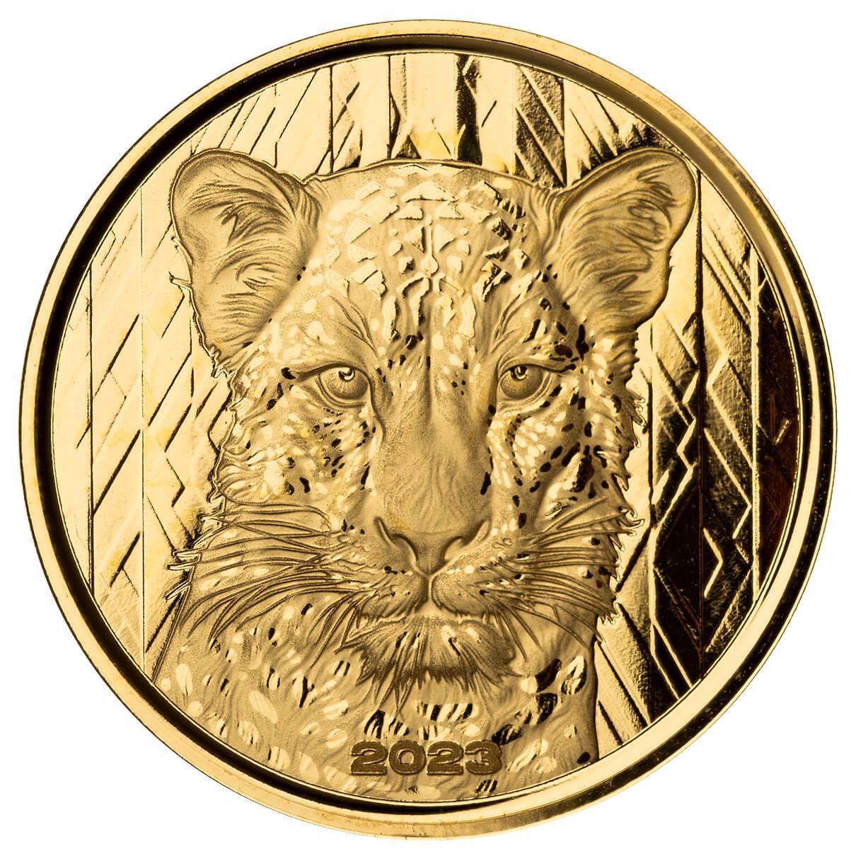 2023 Ghana African Leopard 1 oz Gold Proof Coin
