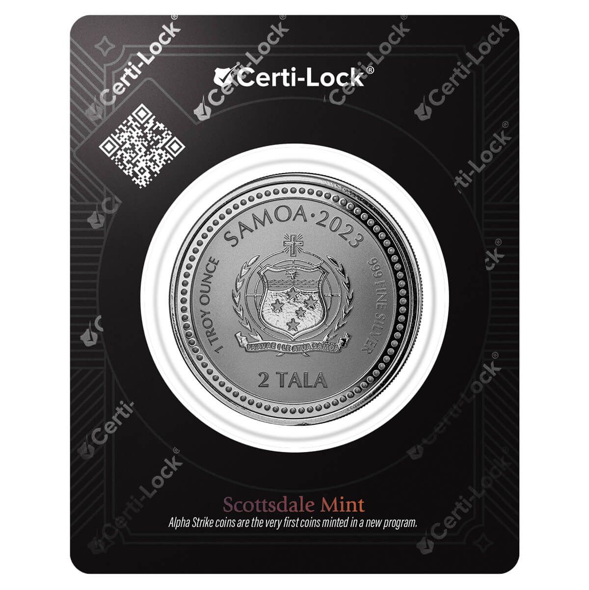 2023 Samoa Seahorse 1 oz Silver Proof Like Coin Alpha Strike™