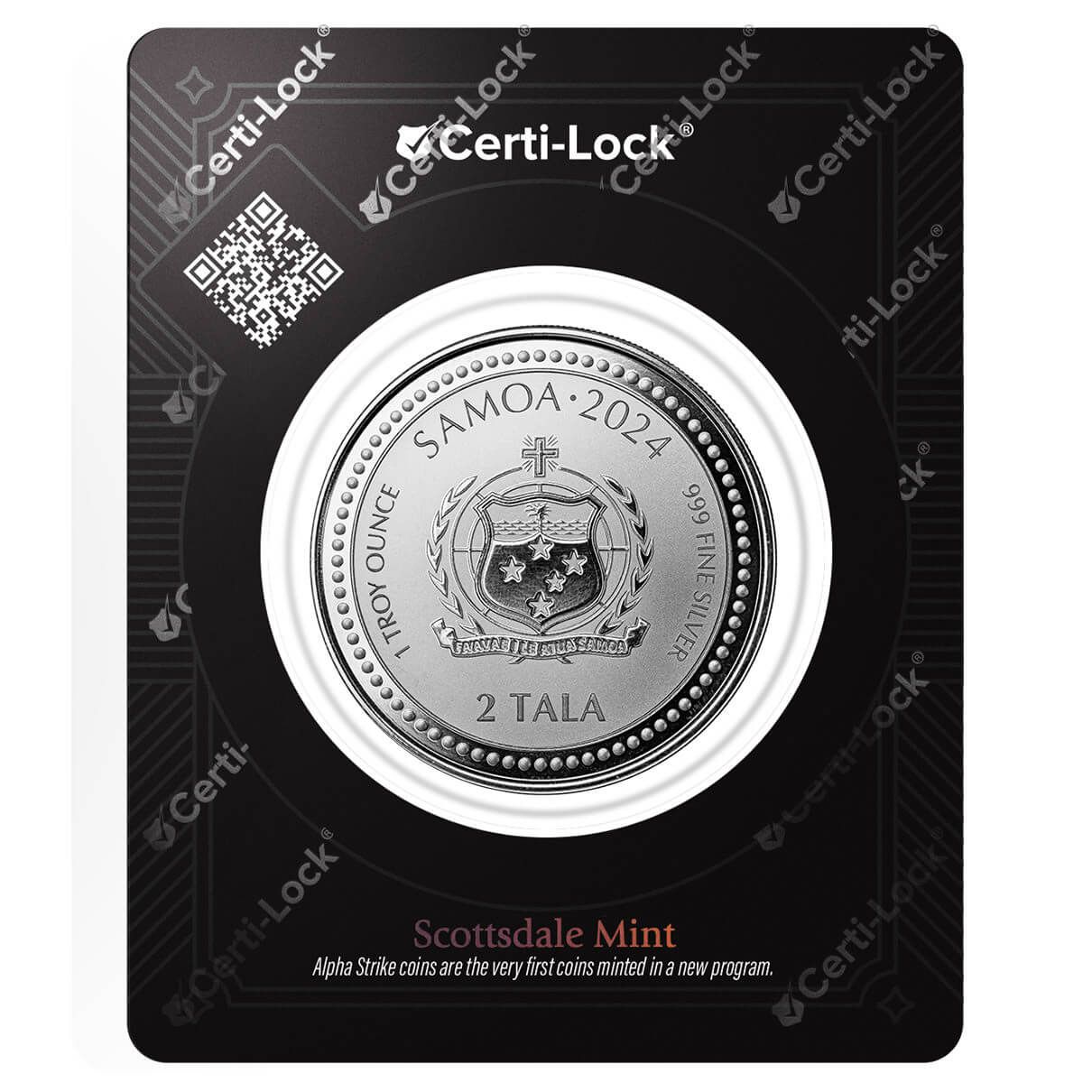 2024 Samoa Saint George And The Dragon 1 oz Silver Proof