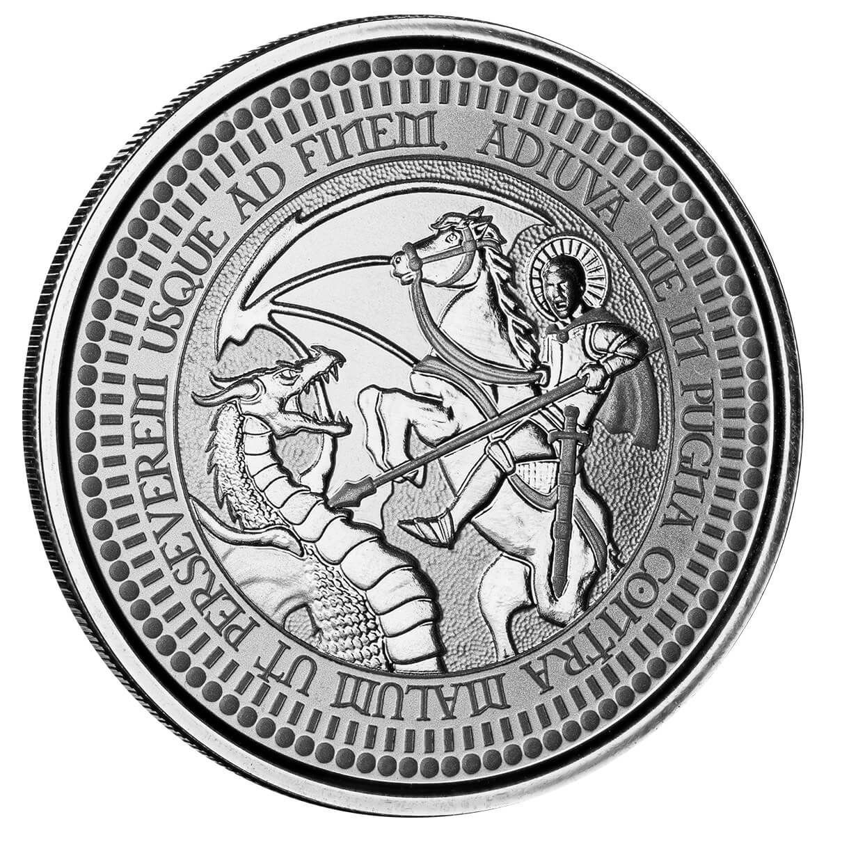 2024 Samoa Saint George And The Dragon 1 oz Silver Proof-Like Coin