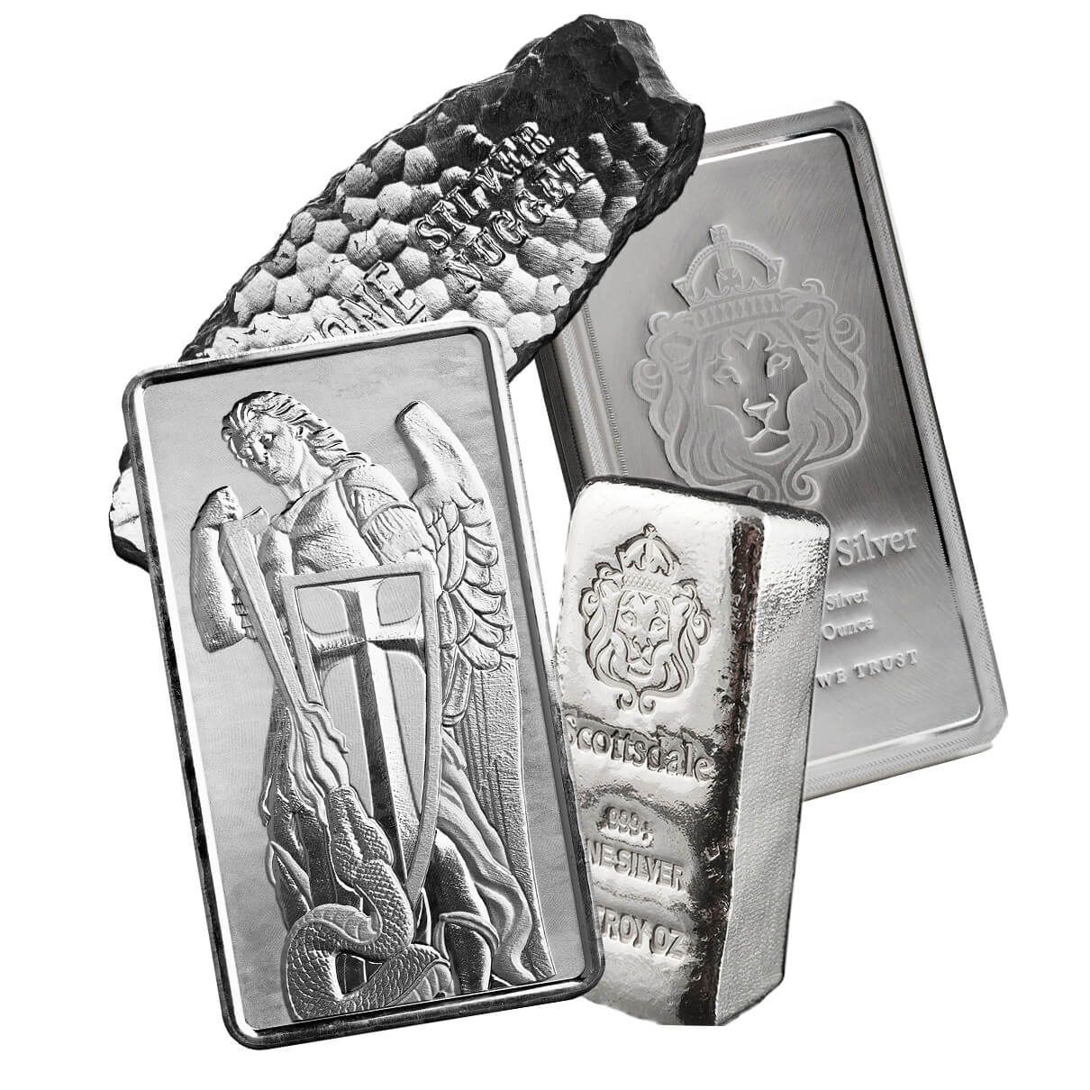 Scottsdale Mint Random 10 oz Silver Bar | Secondary Market