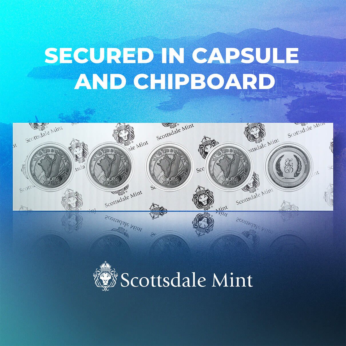 2023 EC8 St Kitts And Nevis Conch Shell 1 oz Silver Coin Capsule