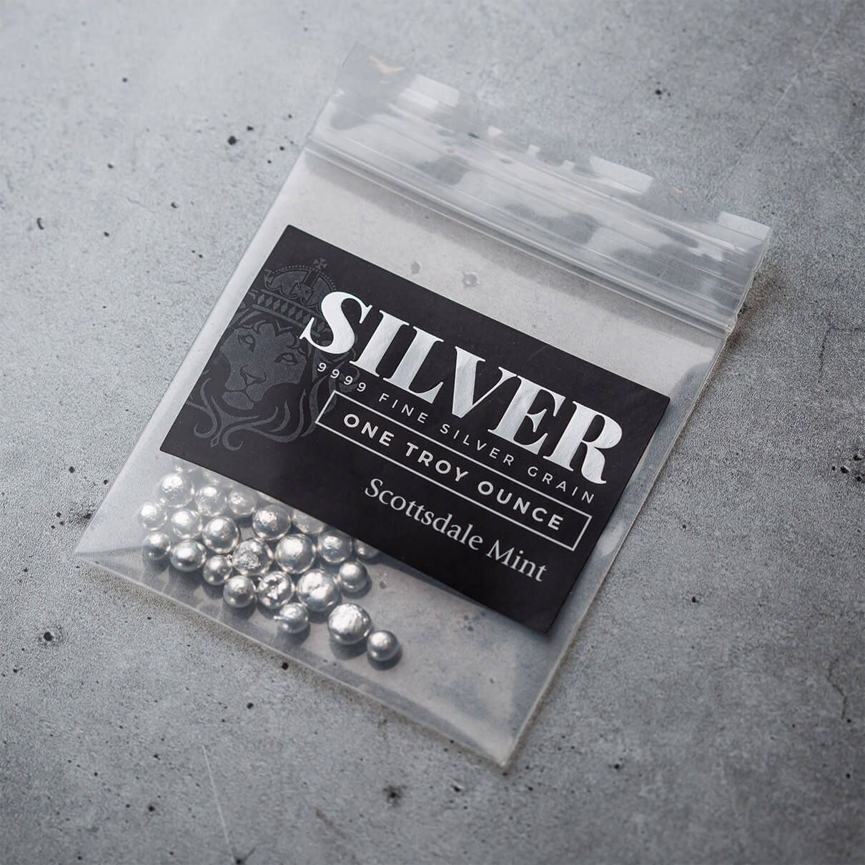 Silver Shot 1 Troy oz .9999 Fine Silver Casting Grain Bag