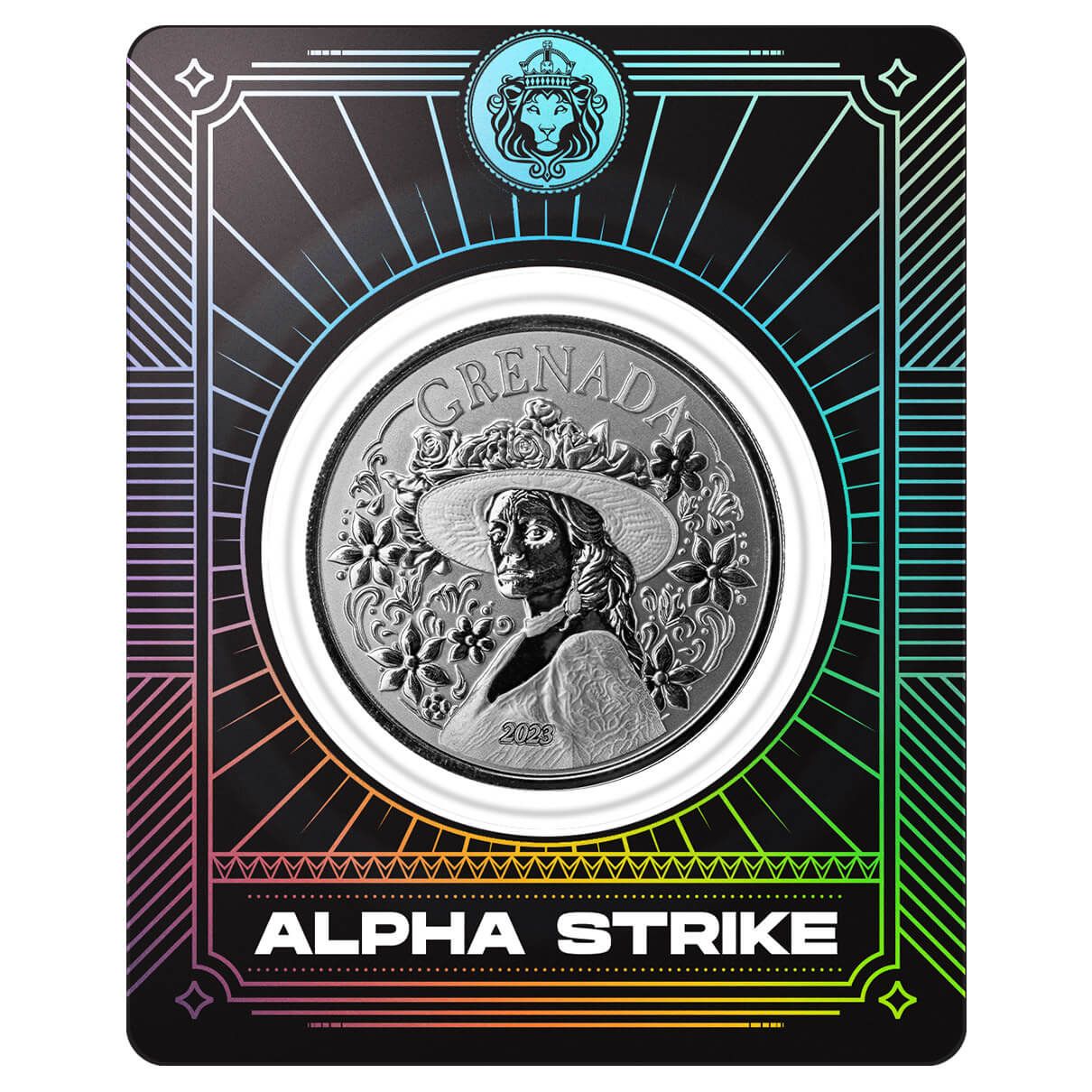 2023 EC8 Grenada La Diablessa 1 oz Silver Coin Alpha Strike