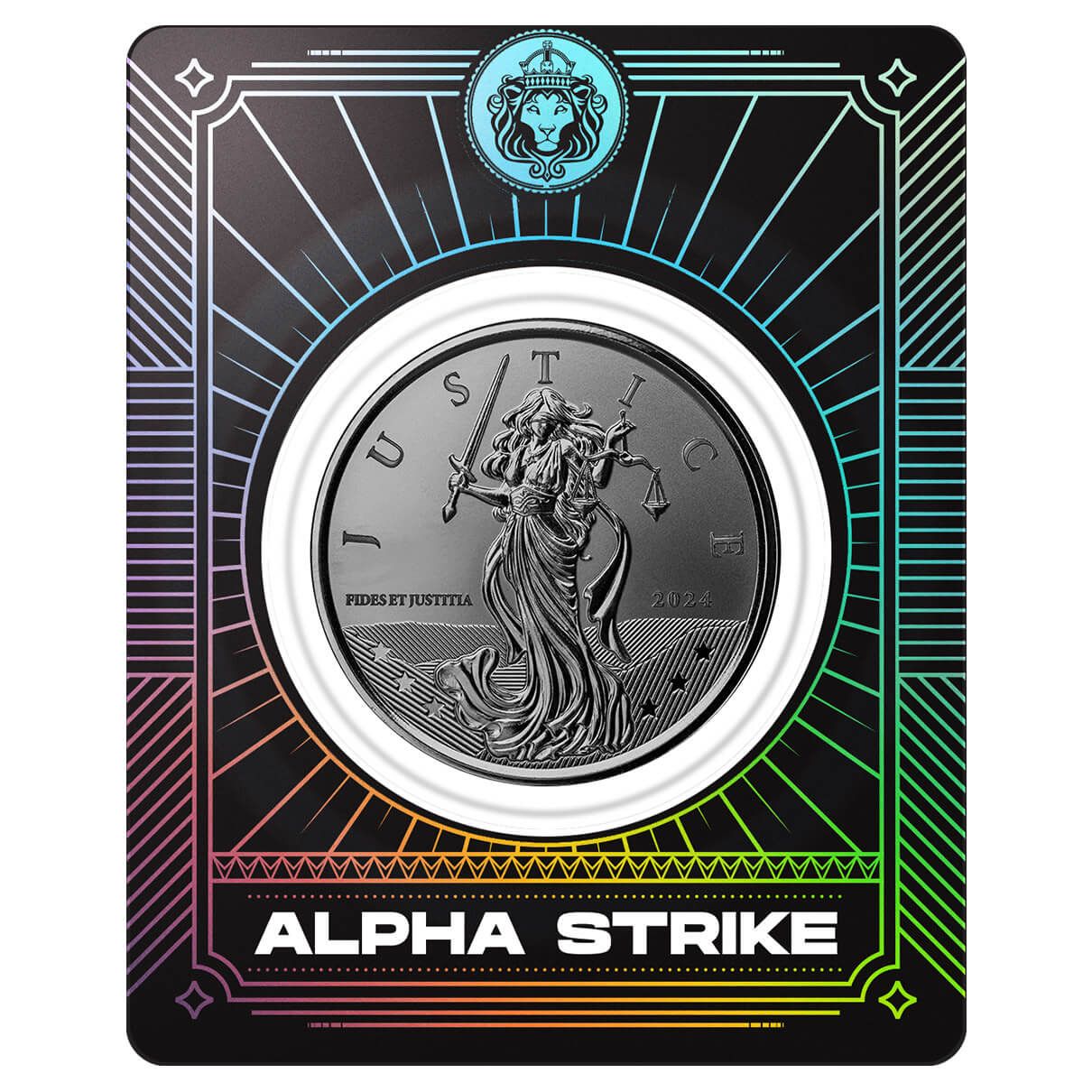 2024 Gibraltar Lady Justice 1 Troy oz Silver Coin Alpha Strike 2024 Gibraltar Lady Justice 1 Troy oz Silver Coin Alpha Strike
