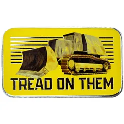 Scottsdale Mint Tread On Them Killdozer 1 Troy Oz 999 Silver Color Bar 06