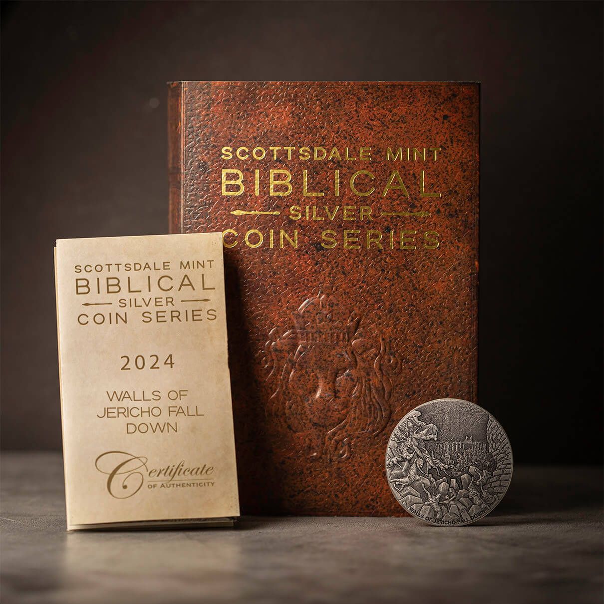 2024 Biblical Series | Walls of Jericho Fall Down 2 oz Silver