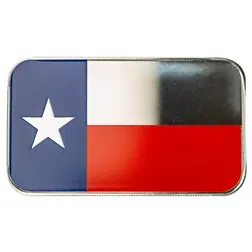 2024 Scottsdale Mint Texas State Usa Flag 1 Troy Ounce 999 Fine Silver Color Bar 02