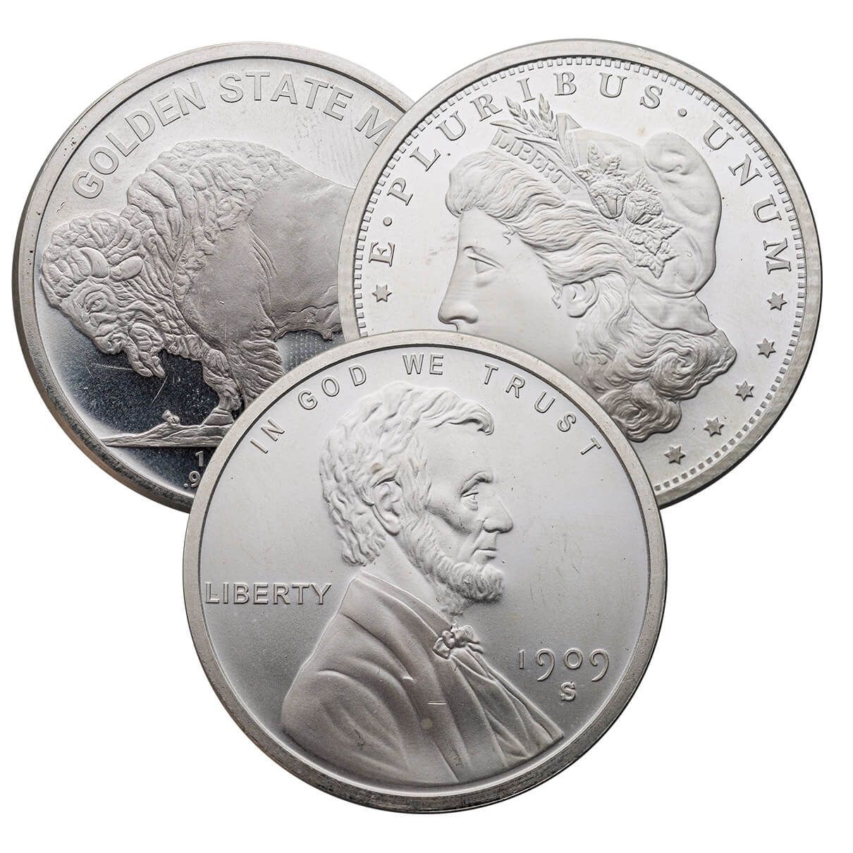 Random Secondary 1 oz Silver Round (Circulated)