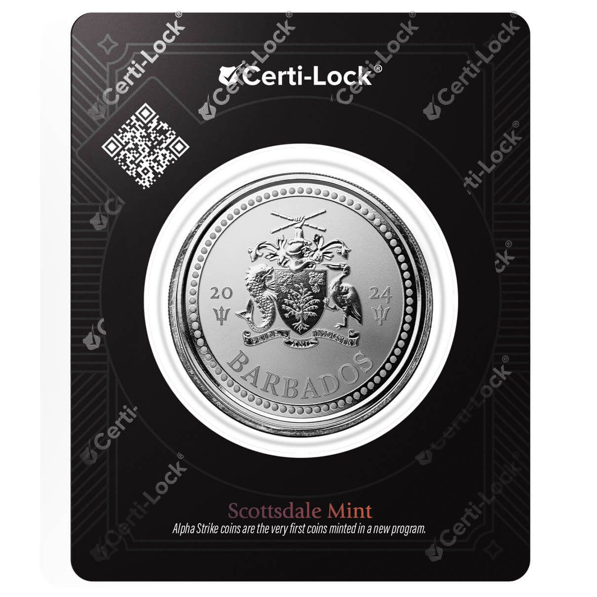 2023年　バルバドス　ペリカン銀貨　first strike バルバドス 2023年 動力飛行120周年 10ドル銀貨金メッキ