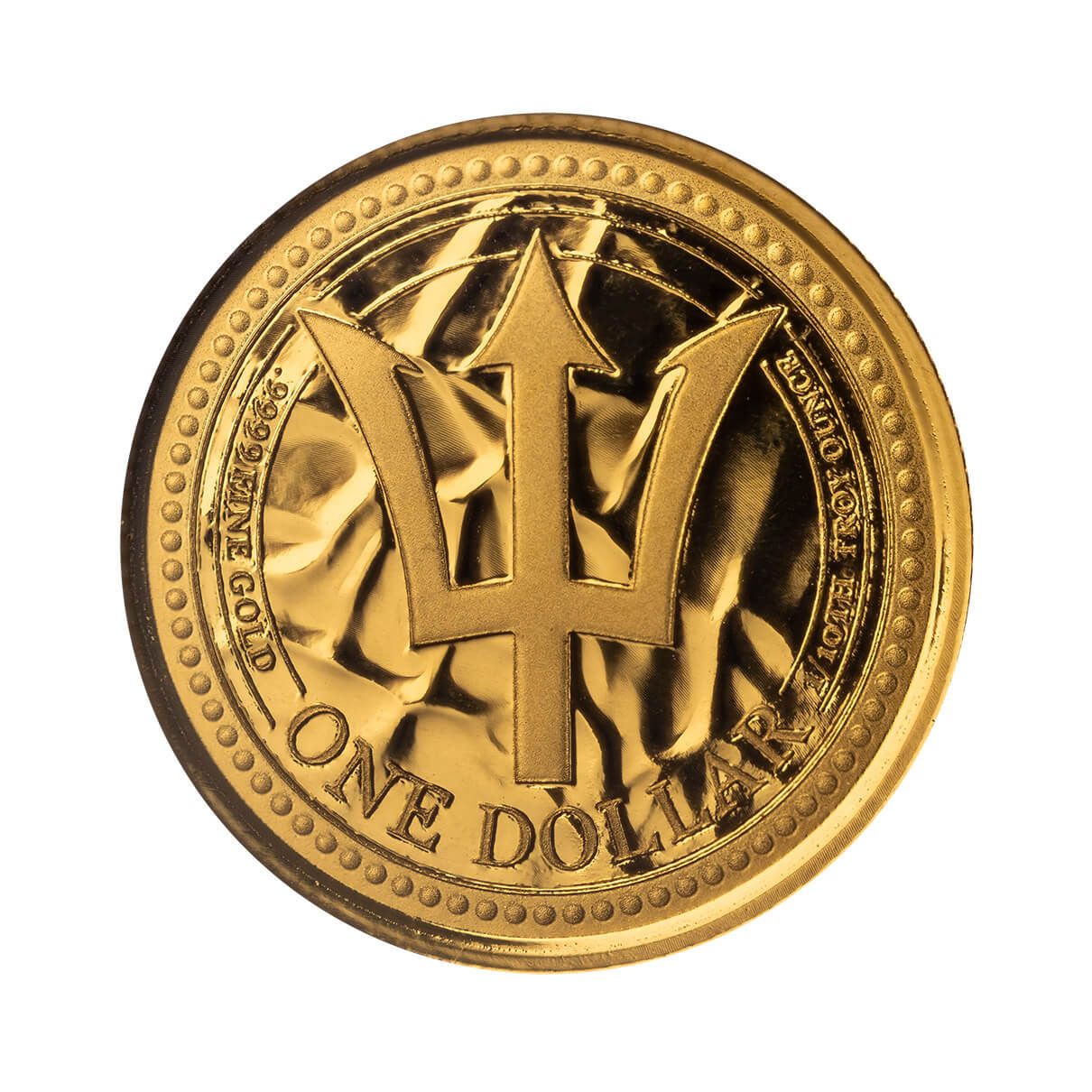 2024 Barbados Trident 1/10 oz Gold Coin